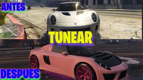 Como Tunear Y Modificar Coches En GTA V TUTORIAL YouTube