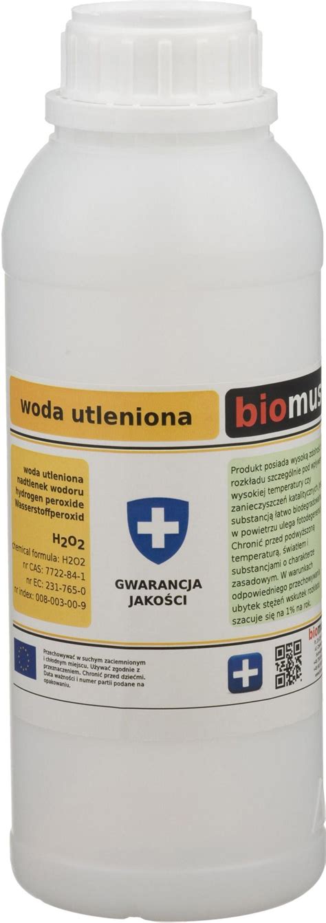 BIOMUS NADTLENEK WODORU WODA UTLENIONA 3 CZDA R R 3 1 L Opinie I