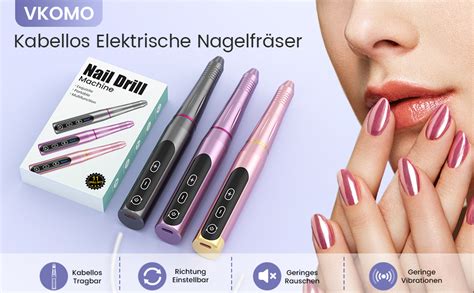 Nagelfr Ser Nagelfr Ser F R Geln Gel Kabellos Akku Manik Re Set