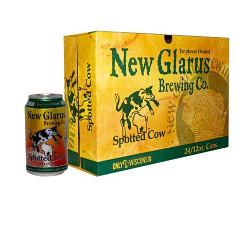 New Glarus Brewing Co Spotted Cow Ale Cans Fl Oz Frys Food