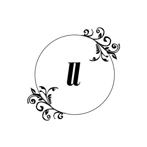 Initial Ll Logo Monogram Letter Feminine Elegance 13833770 Vector Art