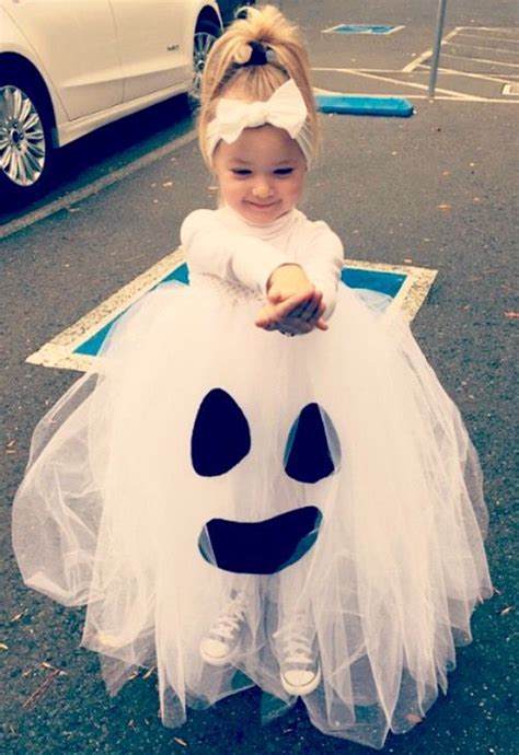 DIY toddler Halloween ghost costume