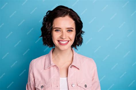 Premium Photo Closeup Attractive Pretty Lady Toothy Beaming Smiling