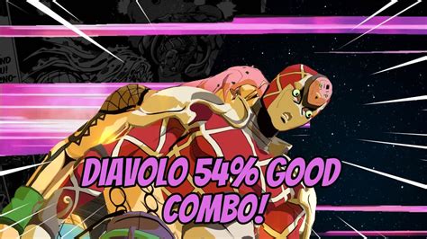 Diavolo Combo Bars To Start Jojo All Star Battle R Youtube