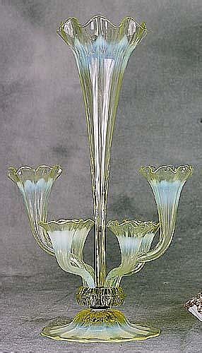 Lot Victorian Glass Epergne