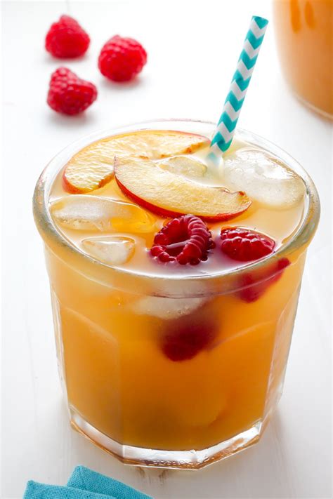 Raspberry Peach Iced Tea Lemonade Baker By Nature