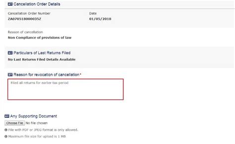 How To Revoke The Cancellation Of Gst Registration