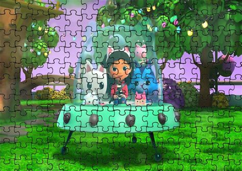 Puzzle Układanka 252 el Koci Domek Gabi Woreczek Z Nadrukiem bez