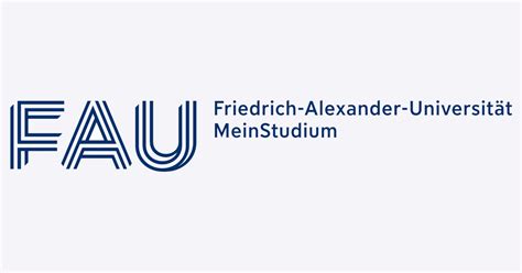 Friedrich Alexander Universit T Logo Studium De