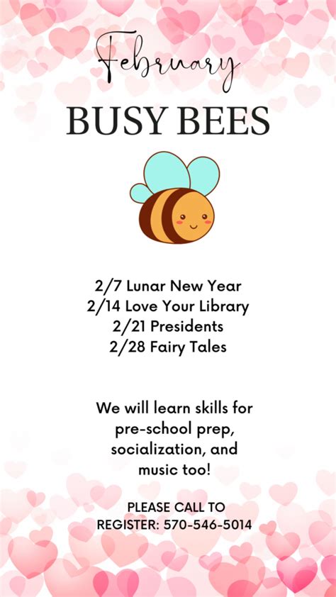 Busy Bees Muncy Public Library