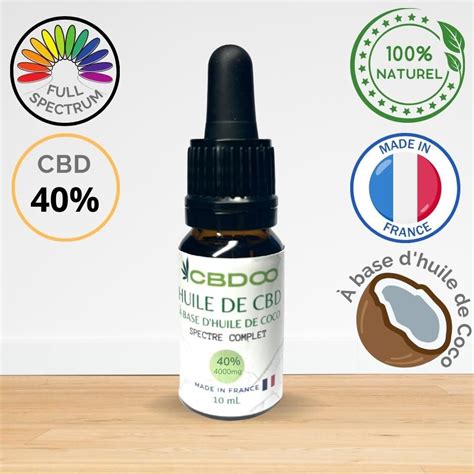 Huile Cbd Coco Spectre Complet Made In France Cbdoo Fr