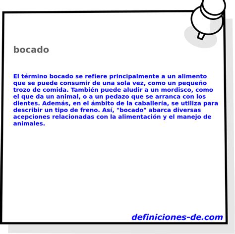 O Que Significa Bocado - Significado de «bocado»