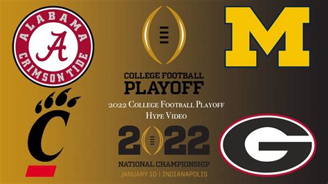 2022 College Football Playoff Hype Video Win Big Sports