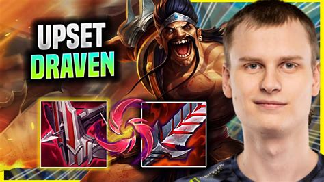 Upset Is A Beast With Draven Fnc Upset Plays Draven Adc Vs Ezreal