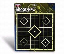 Birchwood Casey Shoot N C Sight In Grid Target 8 Inches 15 Pack 34112