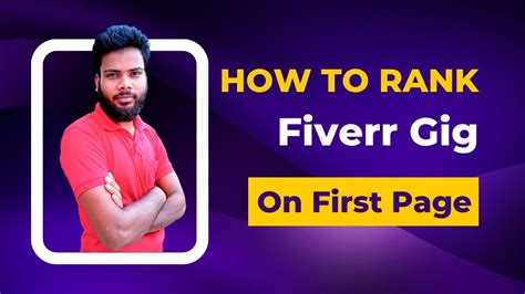 How To Rank Fiverr Gig On First Page Bangla Tutorial For Beginners