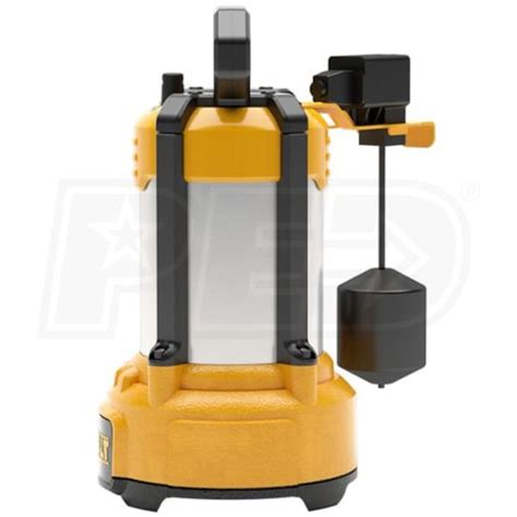 Dewalt Hp Cast Iron Stainless Steel Submersible Sump Pump W