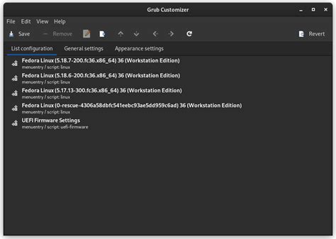 Install And Use Grub Customizer In Fedora Linux