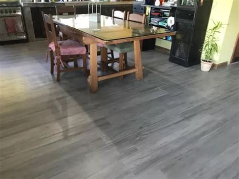 Porcelanato Alberdi Madison Grey Simil Madera X Cal En Venta En