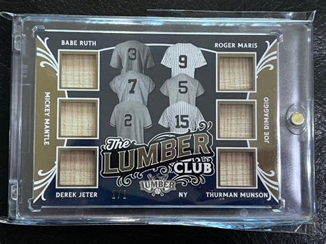 Leaf Lumber Babe Ruth Mantle Jeter