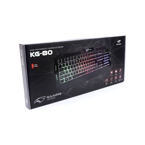 Teclado Game USB KG 80BK C3Tech C3Technology