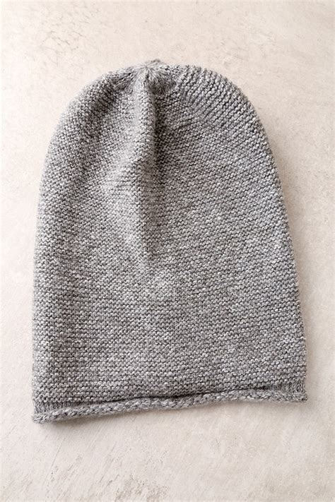 Cute Heather Grey Beanie Knit Beanie Grey Hat