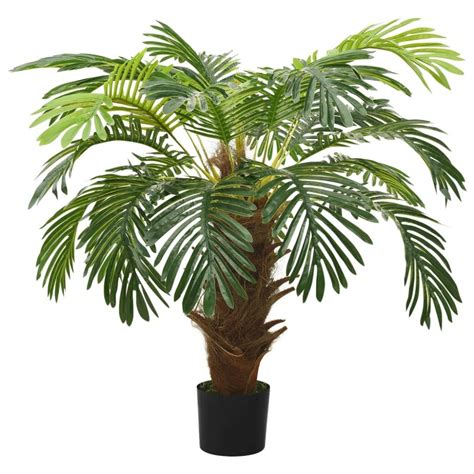 Palmier Cycas Artificiel Avec Pot Cm Vert Sur Jardinao