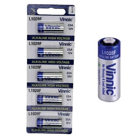 Pilas Vinnic Bateria Original Alcalina Especial LR23A 12V En Blister 5X