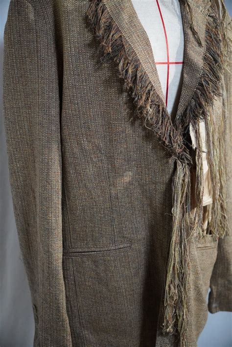 Brown Solve Fringe Single Jacket Saikouchiku