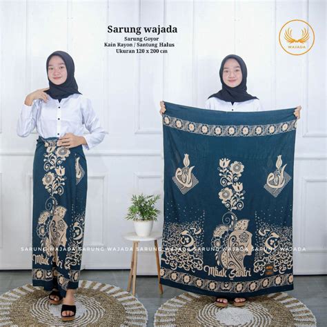 Jual Butiksetya Sarung Santri Wanita Seragam Pondok Pesantren Santri