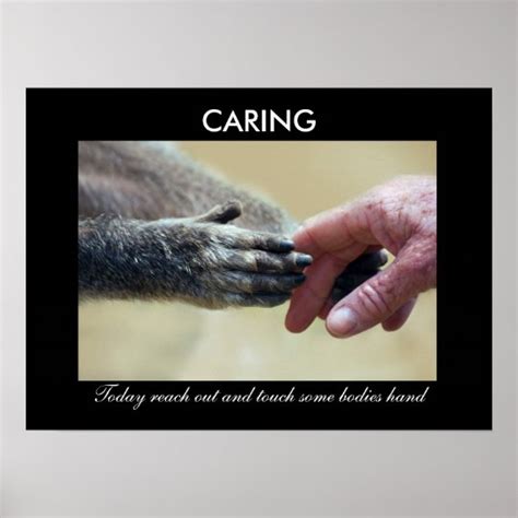 Caring Poster | Zazzle.co.uk