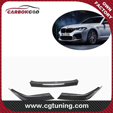 Factory Direct 2021 F90 M5 LCI MP Style Carbon Fiber Front Lip For BMW