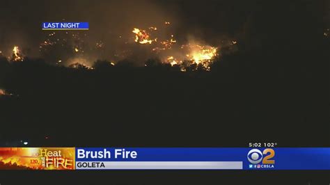 Fire Crews Make Significant Progress On Holidayfire In Goleta Now At 80 Percent Containment