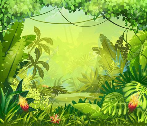 Animated Jungle Scene