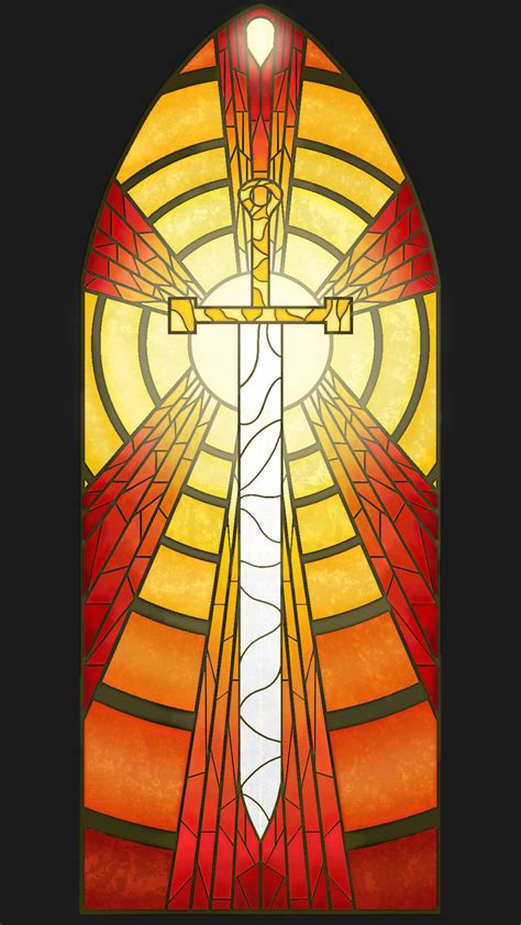 Artstation Stained Glass Sword