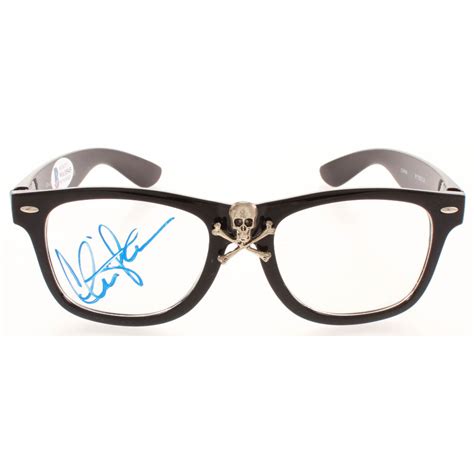 Charlie Sheen Signed "Major League" Wild Thing Glasses (Beckett COA0 ...