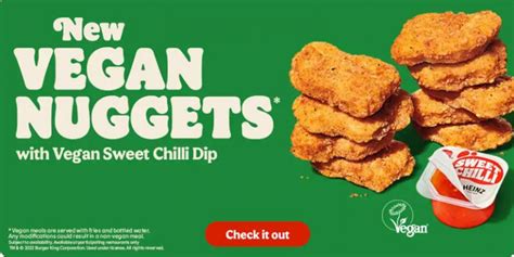 Burger King debuts vegan 'chicken' nuggets in the UK as it pledges to ...