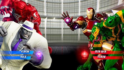 Carnage Hulk Vs Iron Man Anti Venom Hardest Ai Marvel Vs Capcom