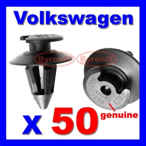 Vw T Interior Door Card Panel Trim Lining Clips Genuine