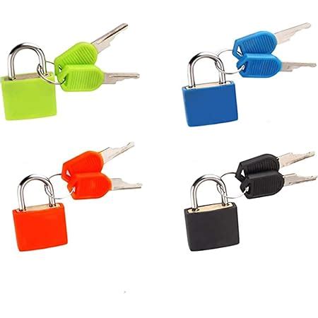 Pcs Suitcase Locks With Keys Small Padlocks Luggage Locks Padlocks