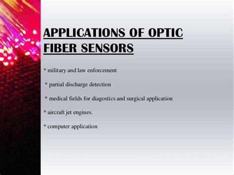 ️ Optical fibre applications. application of fibre optics in ...