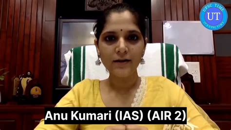 Upsc Topper Anu Kumari Ias Air 2 Live Interaction L Toppers Talk L