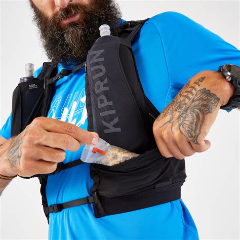Trail Running Hydration Vest 5 L - Graphite grey - Kiprun - Decathlon