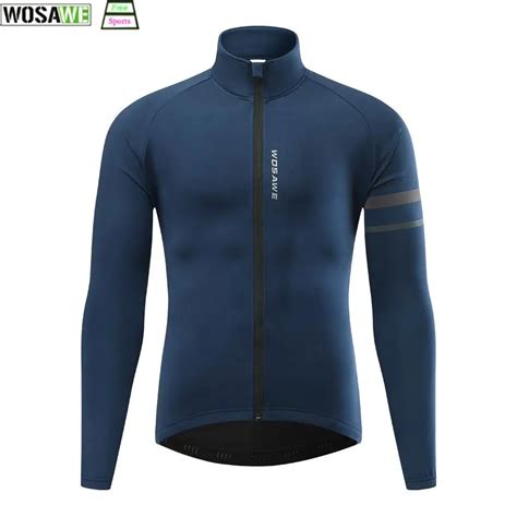 WOSAWE Veste De Cyclisme Pour Homme Coupe Vent Chaude Thermique