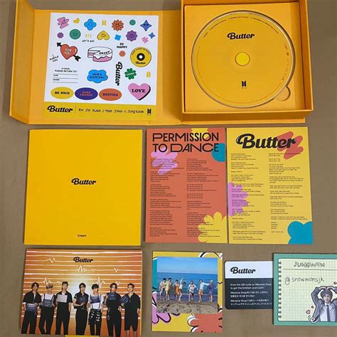 Wts Bts Butter Single Album Cd Unsealed Hobbies Toys Collectibles