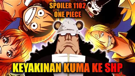 Spoiler Lengkap Chapter One Piece Sejak Awal Kuma Telah Yakin