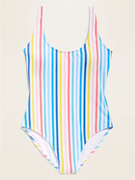 Old Navy Scoop Neck One Piece Swimsuit Best Swimsuits For Women At