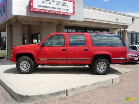 1993 Victory Red Chevrolet Suburban K2500 4x4 69028750 Photo 10 Car Color