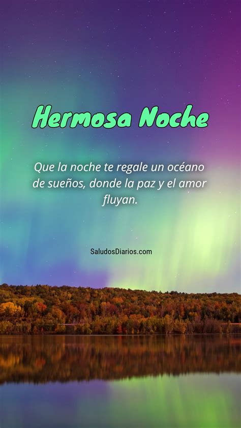 Noches Hermosas Felicidad Paisajes Aurora Boreal Saludos Diarios