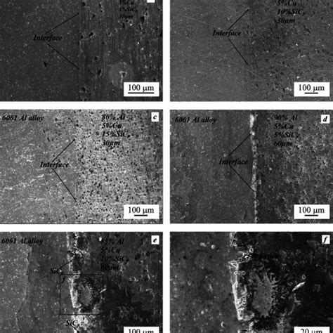 Sem Micrograph Taken From The Welding Interface Of The Specimens S1 Download Scientific Diagram